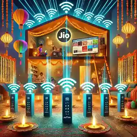 Reliance Jio 'Diwali Dhamaka' Offer: 1 Year of Free JioAirFiber