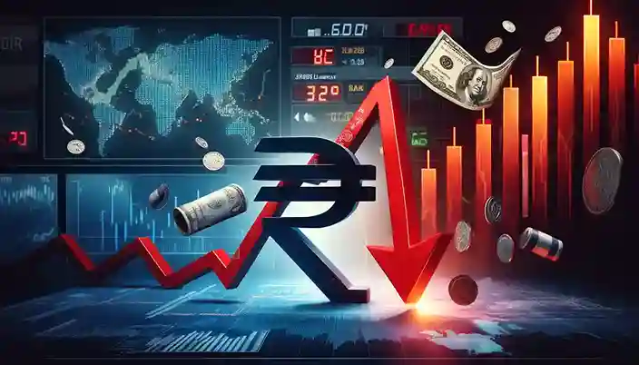 Rupee Drops Below 84 USD as Stocks Tumble!  Market Update