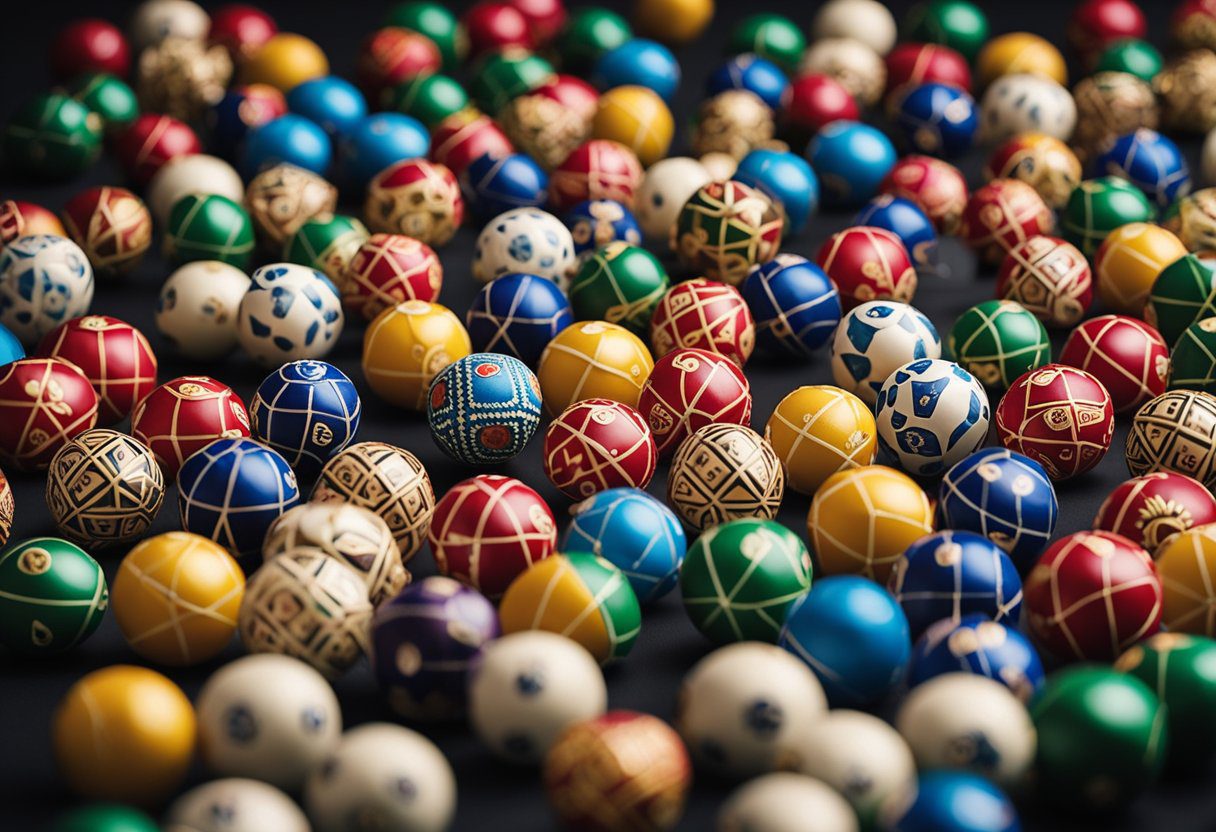 A colorful array of matka games displayed on a digital platform, with various results and outcomes depicted