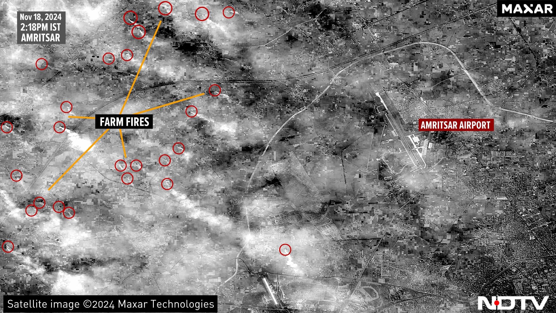 Shocking Satellite Pics Reveal Hidden Punjab Farm Fires!