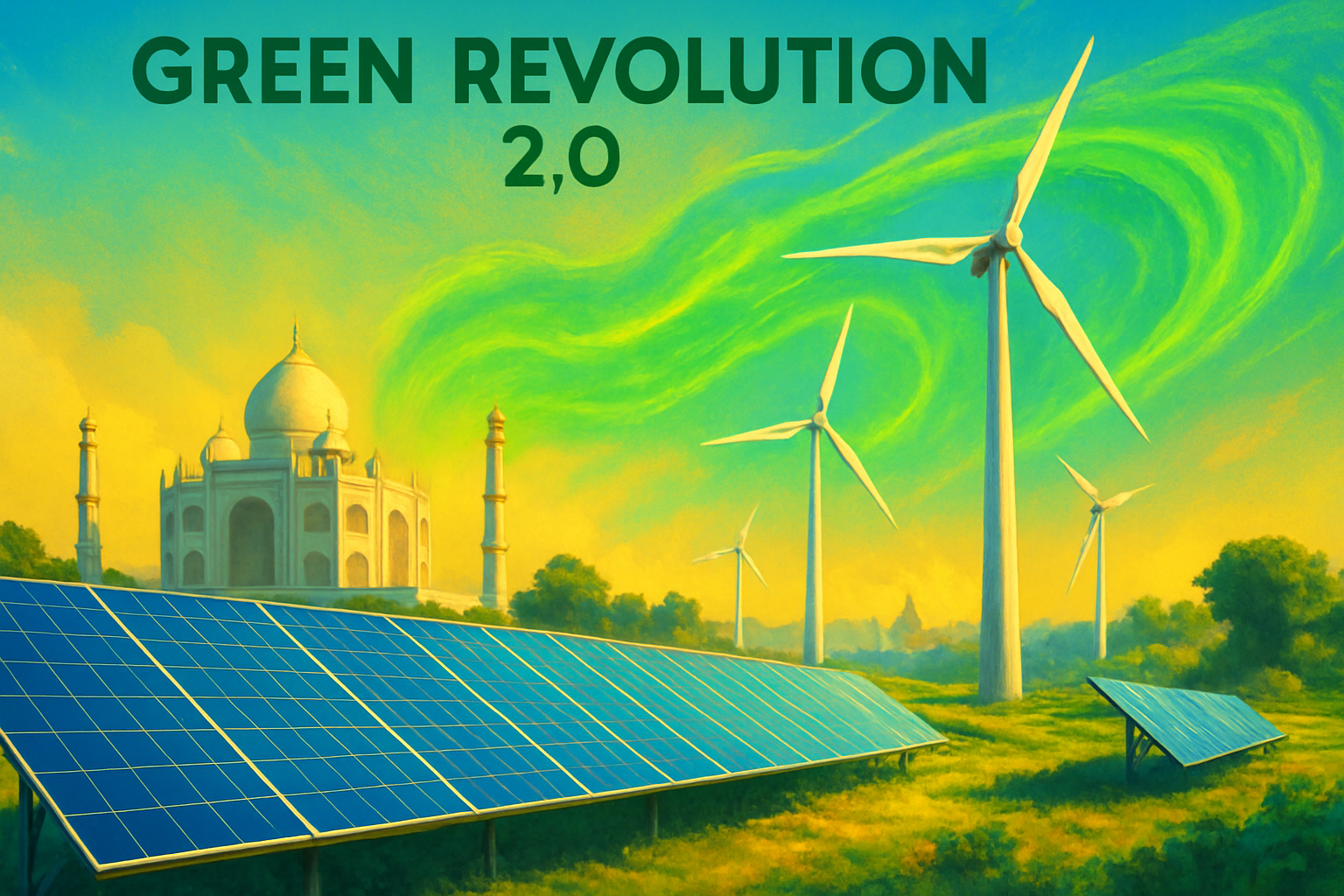Зеленая революция 2.0: Становится ли Индия лидером в области возобновляемой энергии вопреки вызовам?